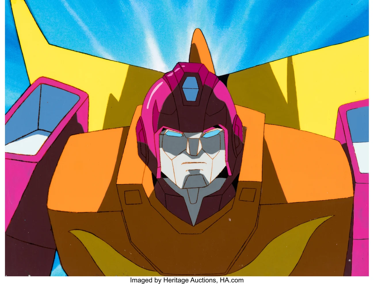 The Transformers: The Movie Rodimus Prime Production Cel & Animation Drawing (Sunbow/Marvel, 1986)