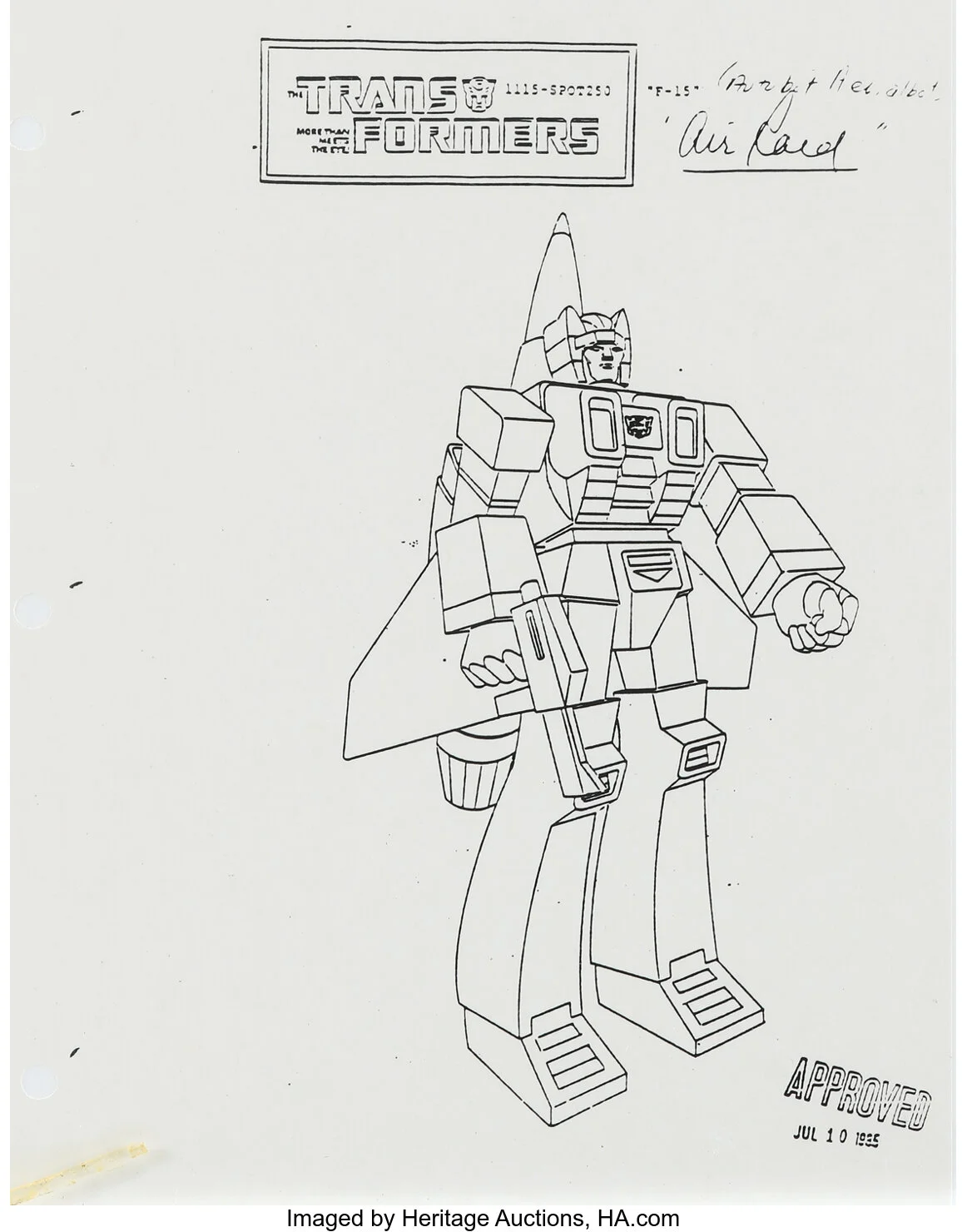 The Transformers TV Series Character Bible, Product Line (Sunbow/Marvel)