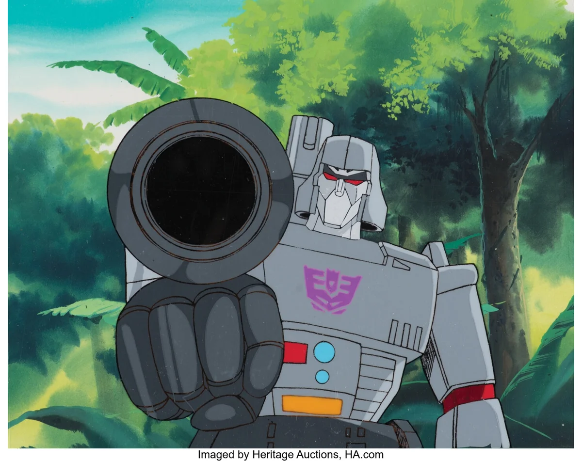 Megatron Production Cel (Sunbow/Marvel, 1980s)