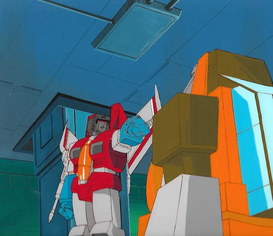 Starscream vs. Brawn, Fire on the Mountain
