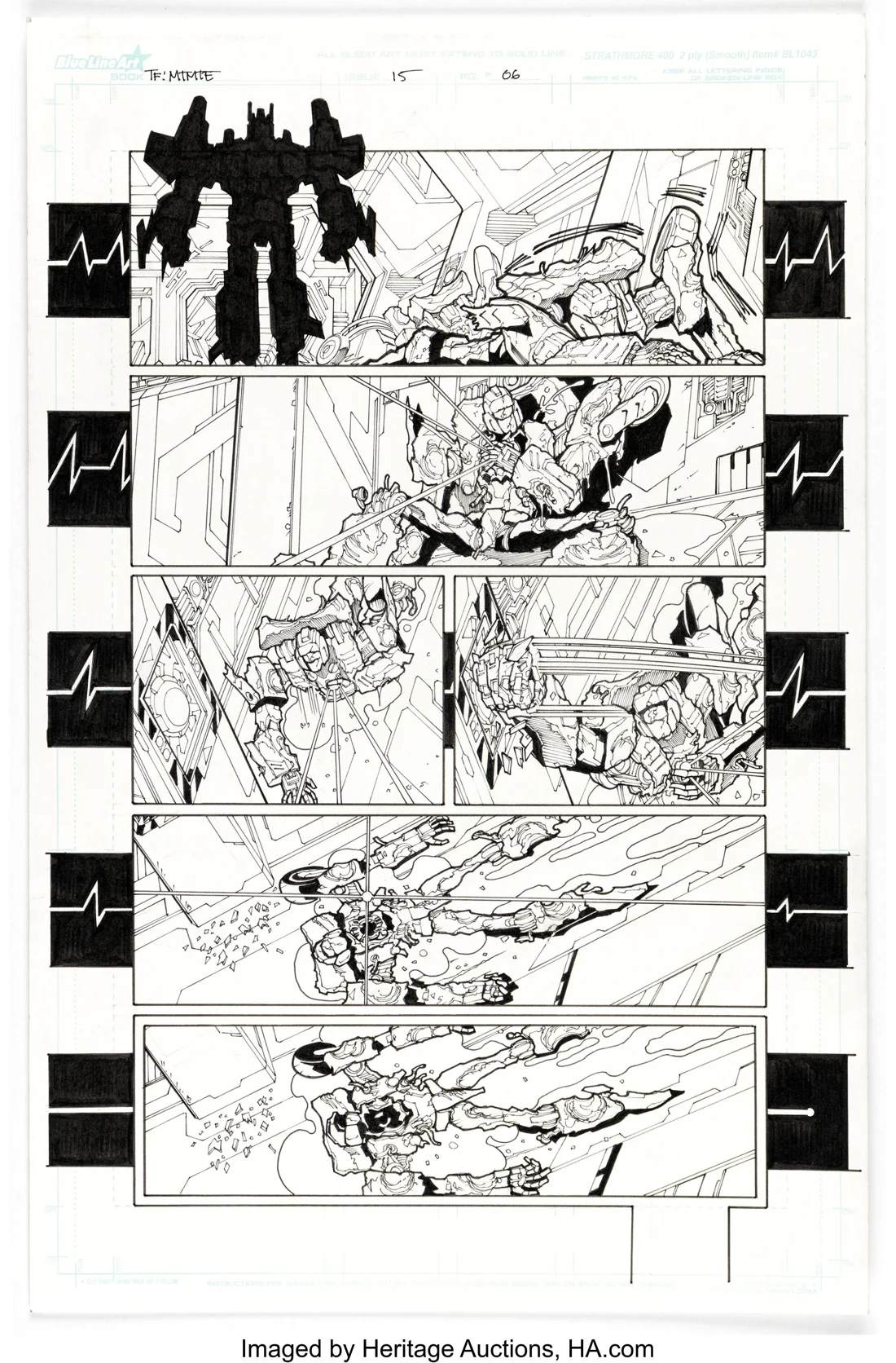 More Than Meets the Eye #15 Story Page Original Art, with Marc Deering (IDW, 2013)
