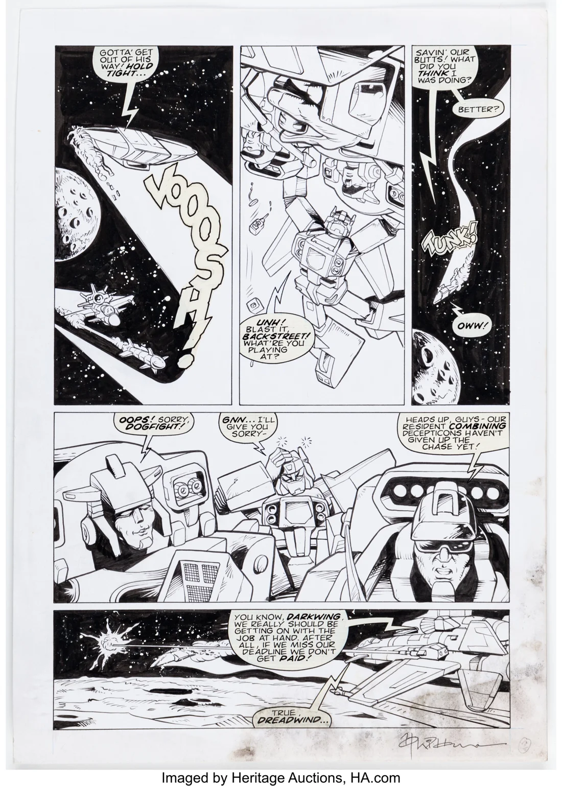 Transformers (UK) #215 Story Page 2 Original Art (Marvel UK, 1989)