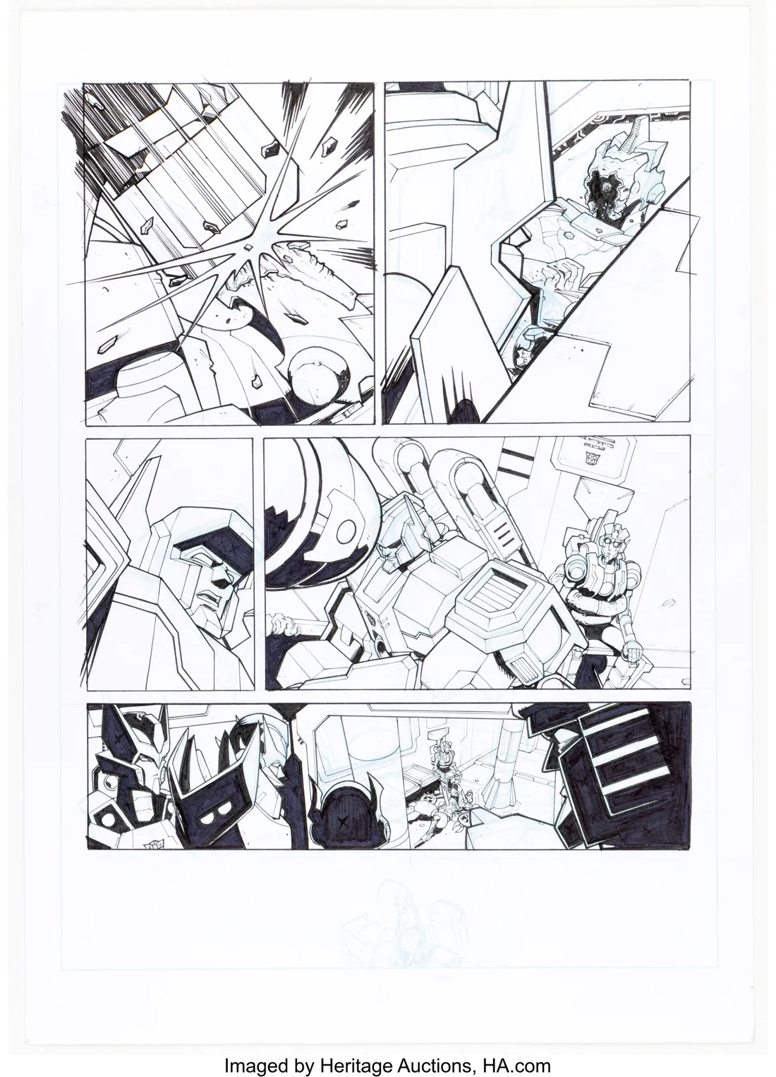 More Than Meets the Eye #6 Story Page 9 Original Art (IDW, 2012)