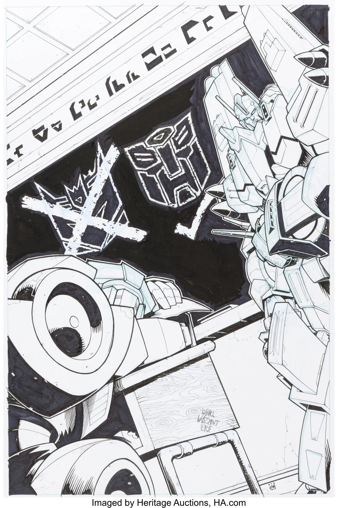 More Than Meets the Eye #5 Variant Cover Original Art (IDW, 2012)