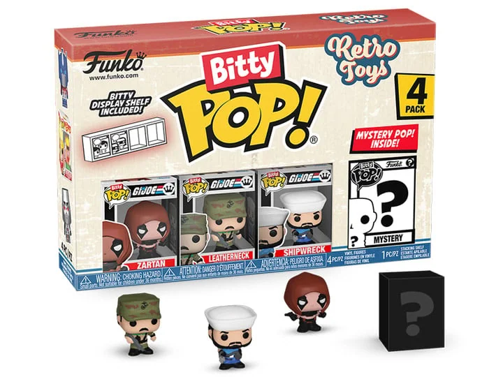 Retro Toys Bitty Pop! G.I. Joe Four-Pack view 2