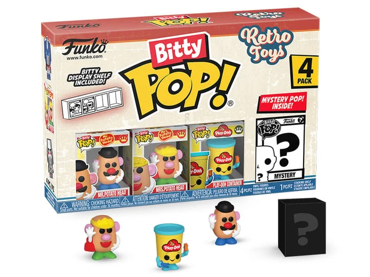 Retro Toys Bitty Pop! Mr. Potato Head Four-Pack view 2