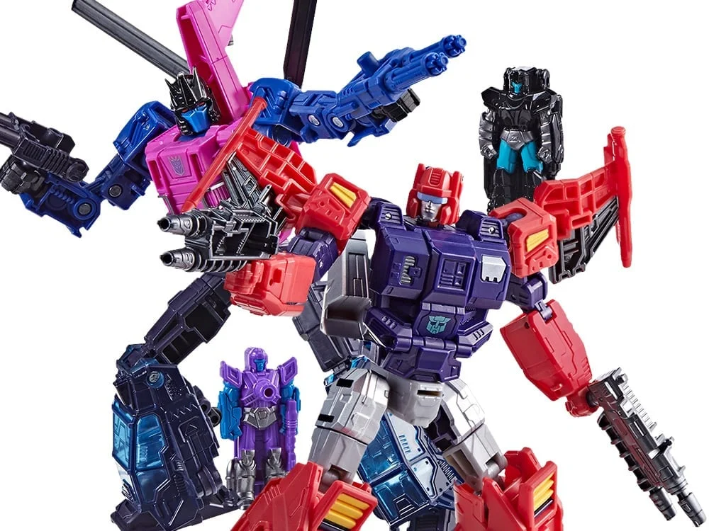 Transformers: Age of the Primes Wreck ’n Doom Collection Topspin vs Spinister Action Figure Two-Pack view 2