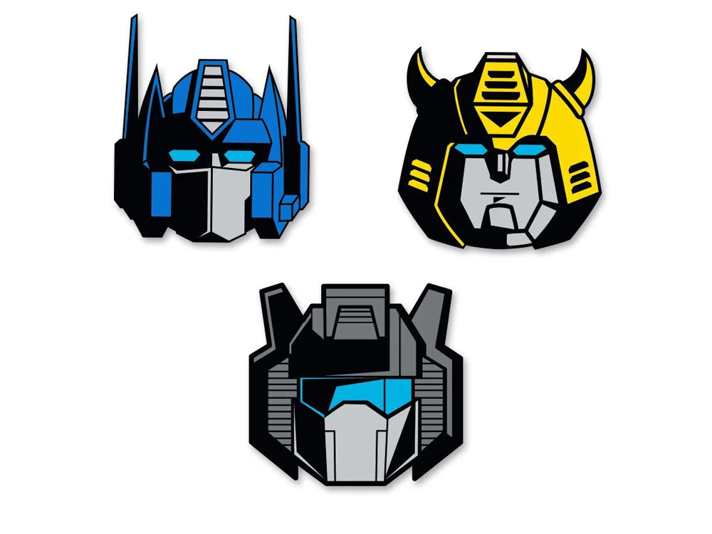 Transformers Autobots Heads Pin Set