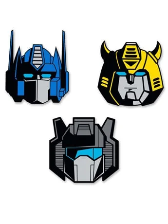 Transformers Autobots Heads Pin Set view 2