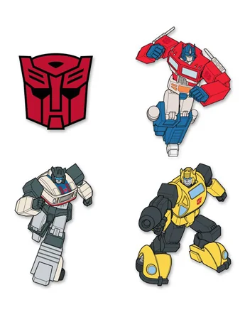 Transformers Autobots Pin Set view 2