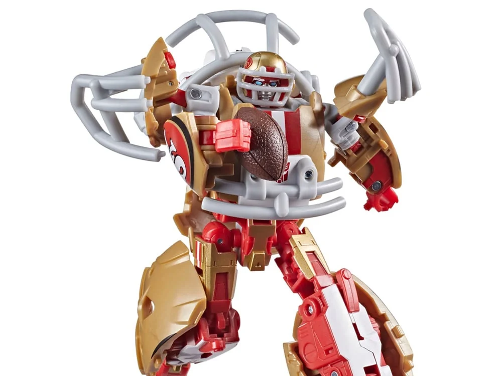Transformers Collaborative NFL x Transformers San Francisco 49ers Goldrush Action Figure