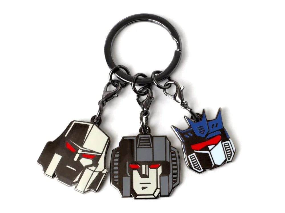 Transformers Decepticon Heads Keychain