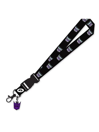Transformers Decepticon Logo Lanyard view 2
