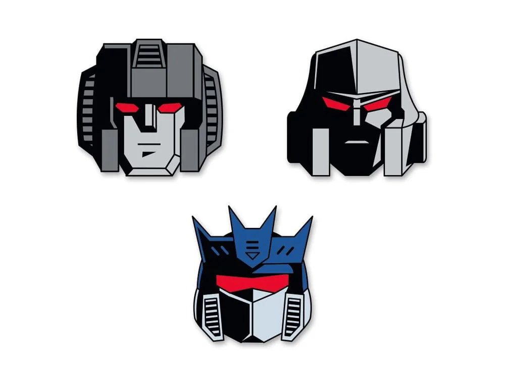 Transformers Decepticons Heads Pin Set
