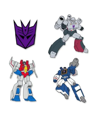 Transformers Decepticons Pin Set view 2