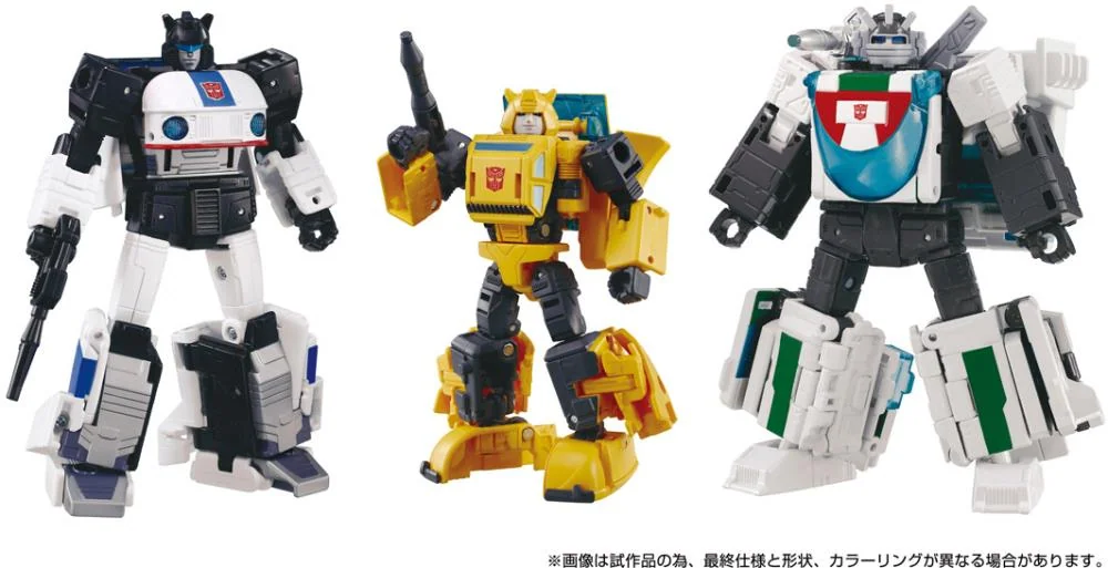 Transformers Dramatic Capture Series Cybertron Chase Three-Pack of Figures view 2