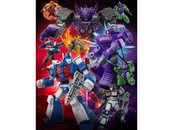 Transformers G1 Galaxy Version Vol.4 Fractured Space-Time Box of 9 Random Model Kits (English Ver.)