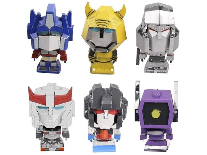 Transformers G1 Mini 3D Metal Puzzle Model Kit Six-Pack