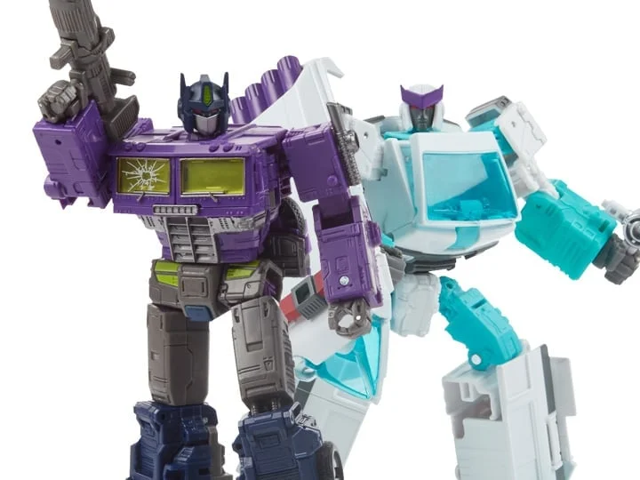 Transformers Generations Selects Shattered Glass Optimus Prime & Ratchet Two-Pack view 2