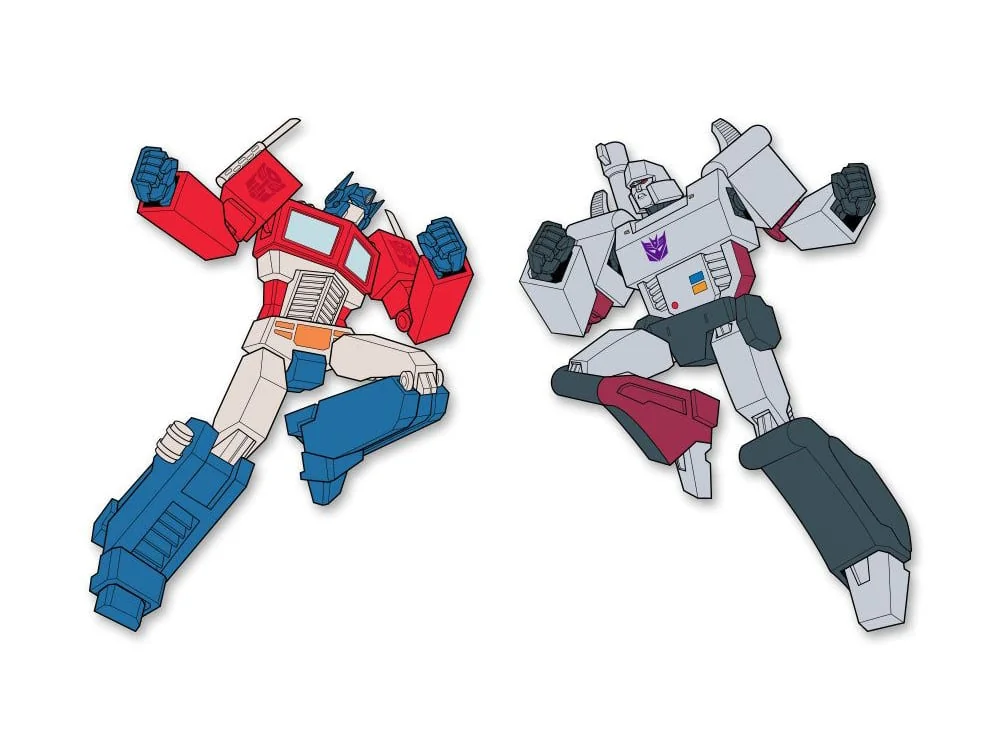 Transformers Optimus Prime & Megatron Pin Set