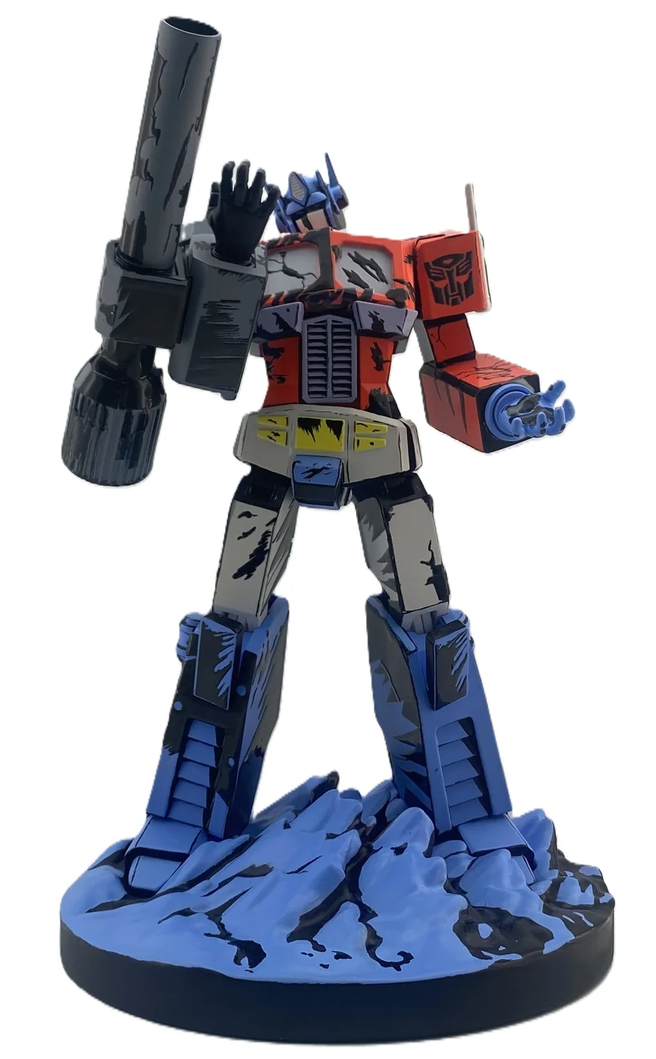 Transformers Optimus Prime with Megatron’s Arm Paperweight view 2