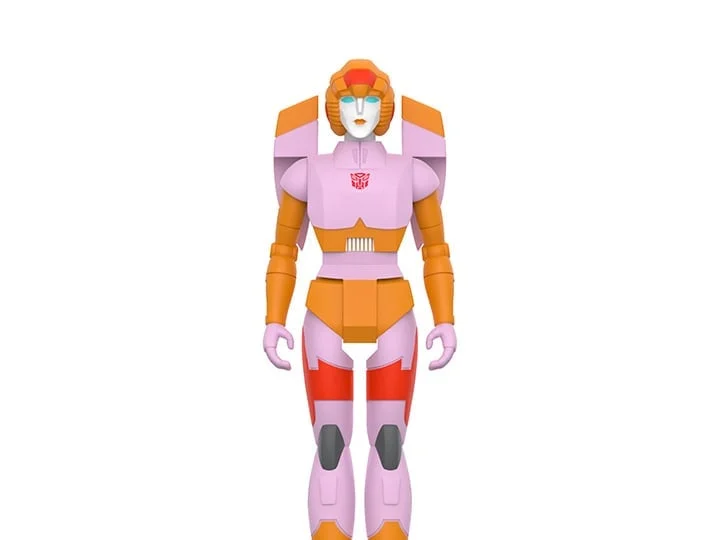 Transformers ReAction Arcee (Pink & Orange) Action Figure