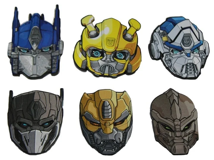 Transformers: Rise of the Beasts Set of 6 Magnetic Badges