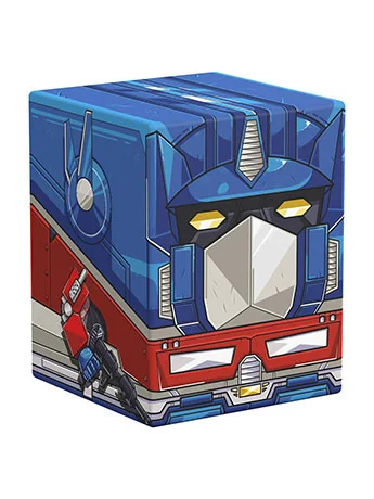 Transformers Squaroes Optimus Prime Deck Box view 2