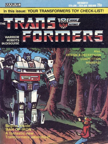 The Transformers (UK) #9 cover
