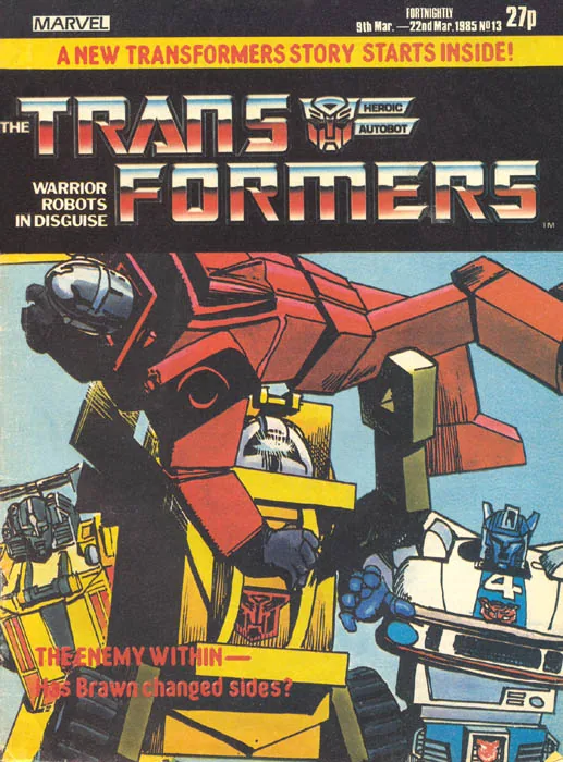 The Transformers (UK) #13 cover