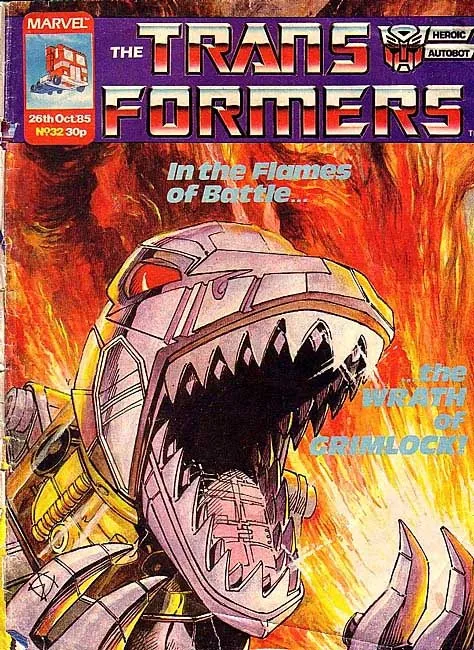 The Transformers (UK) #32 cover