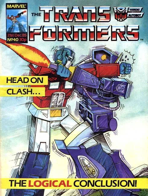 The Transformers (UK) #40 cover