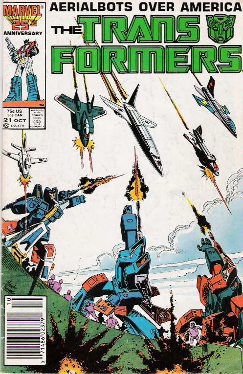 The Transformers #21 cover