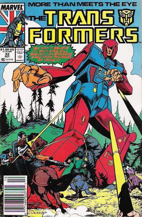 The Transformers #33 cover