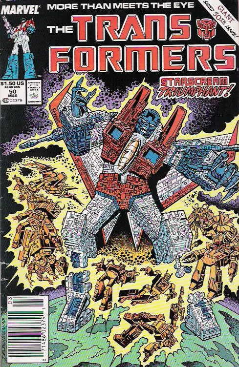 The Transformers #50 cover