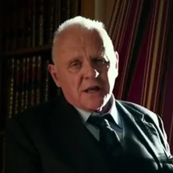 Anthony Hopkins as Sir Edmund Burton