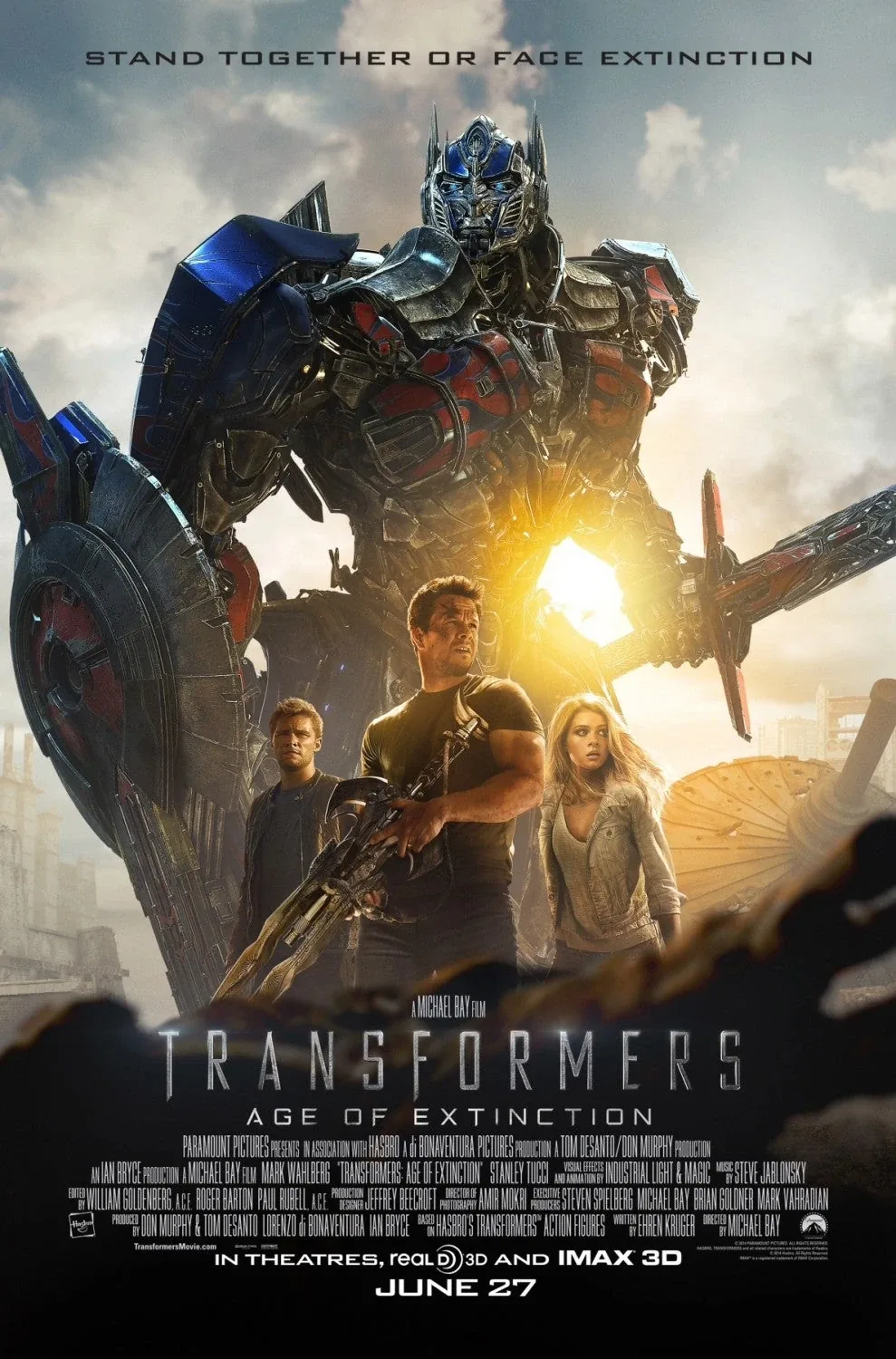 Transformers: Age of Extinction poster