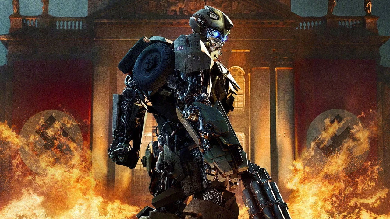 Optimus corrupted into Nemesis Prime, one of the film’s marquee ILM builds.
