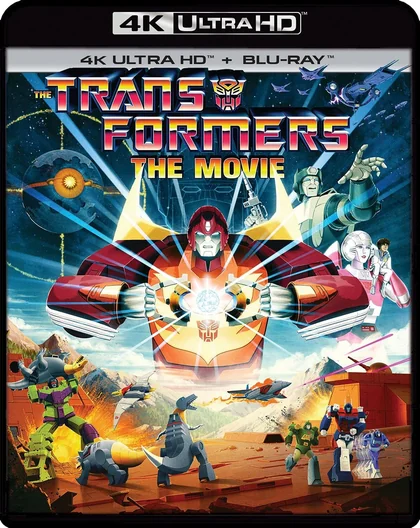 The Transformers: The Movie 35th Anniversary 4K Ultra HD and Blu-ray cover art
