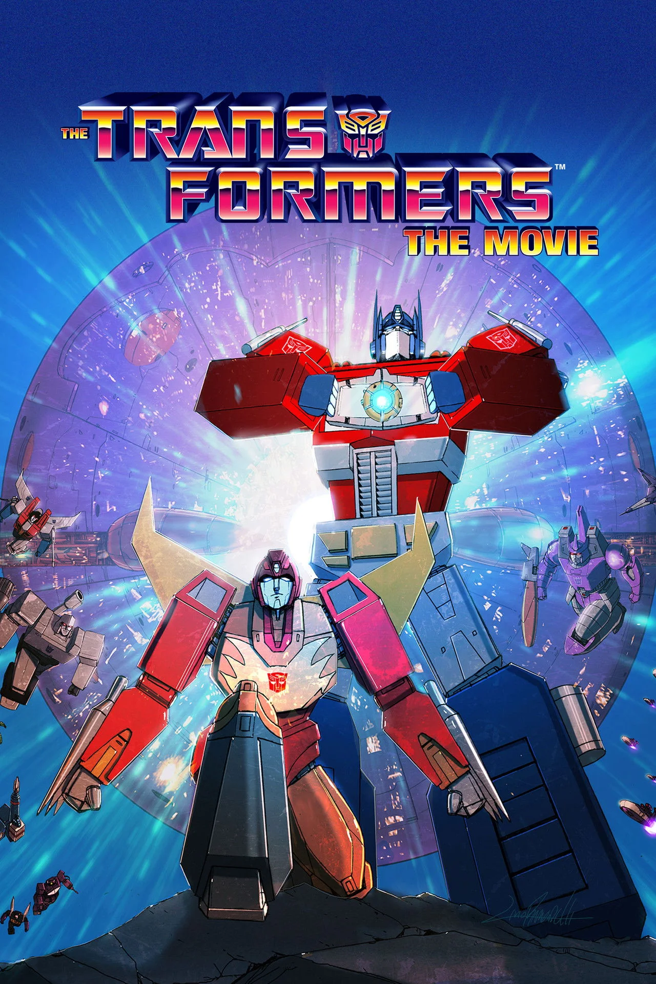 Unicron devours a world