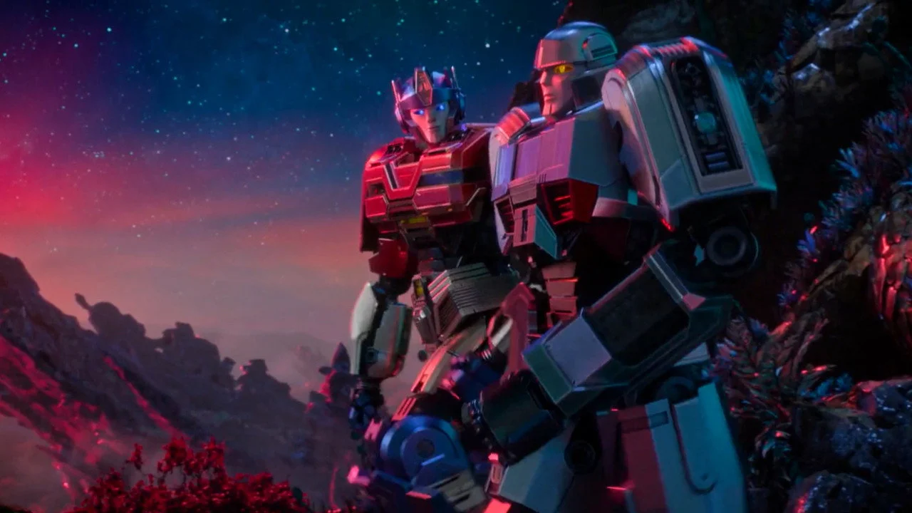 Sentinel Prime, Cybertron’s revered and secretly treacherous ruler.
