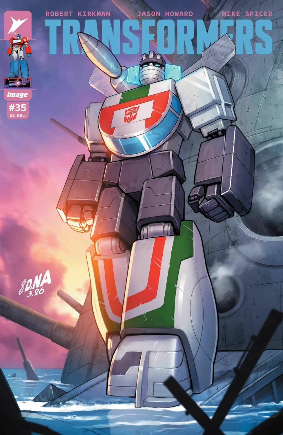 Transformers #35 Cover A by David Nakayama