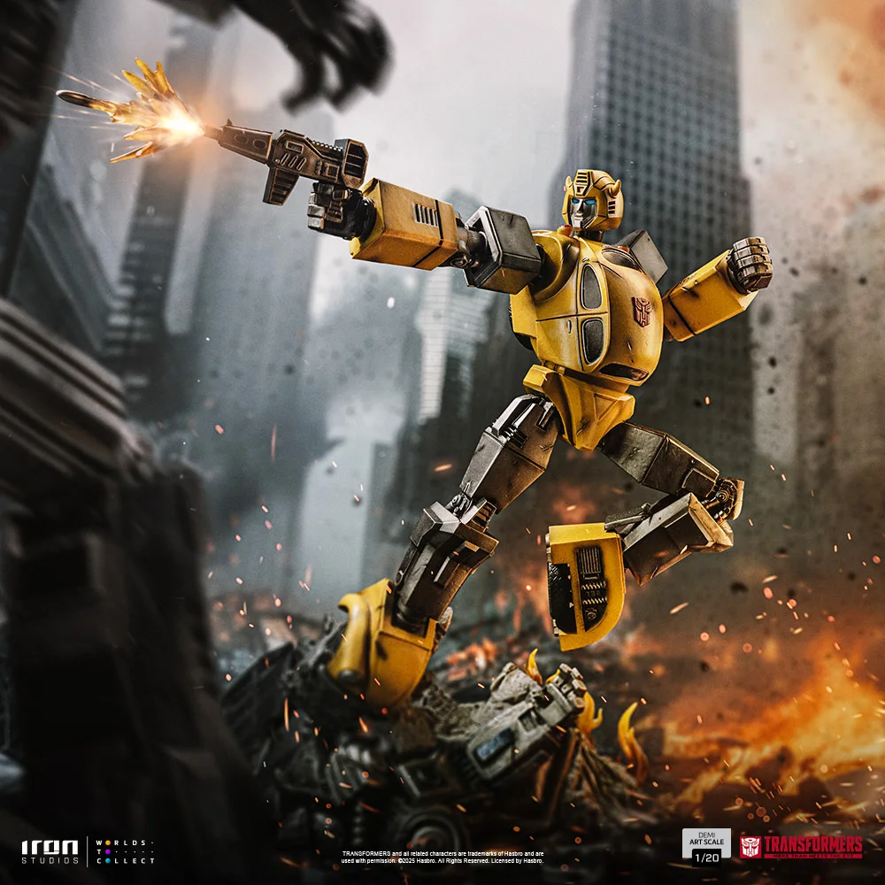 Bumblebee Demi Art Scale Statue view 2
