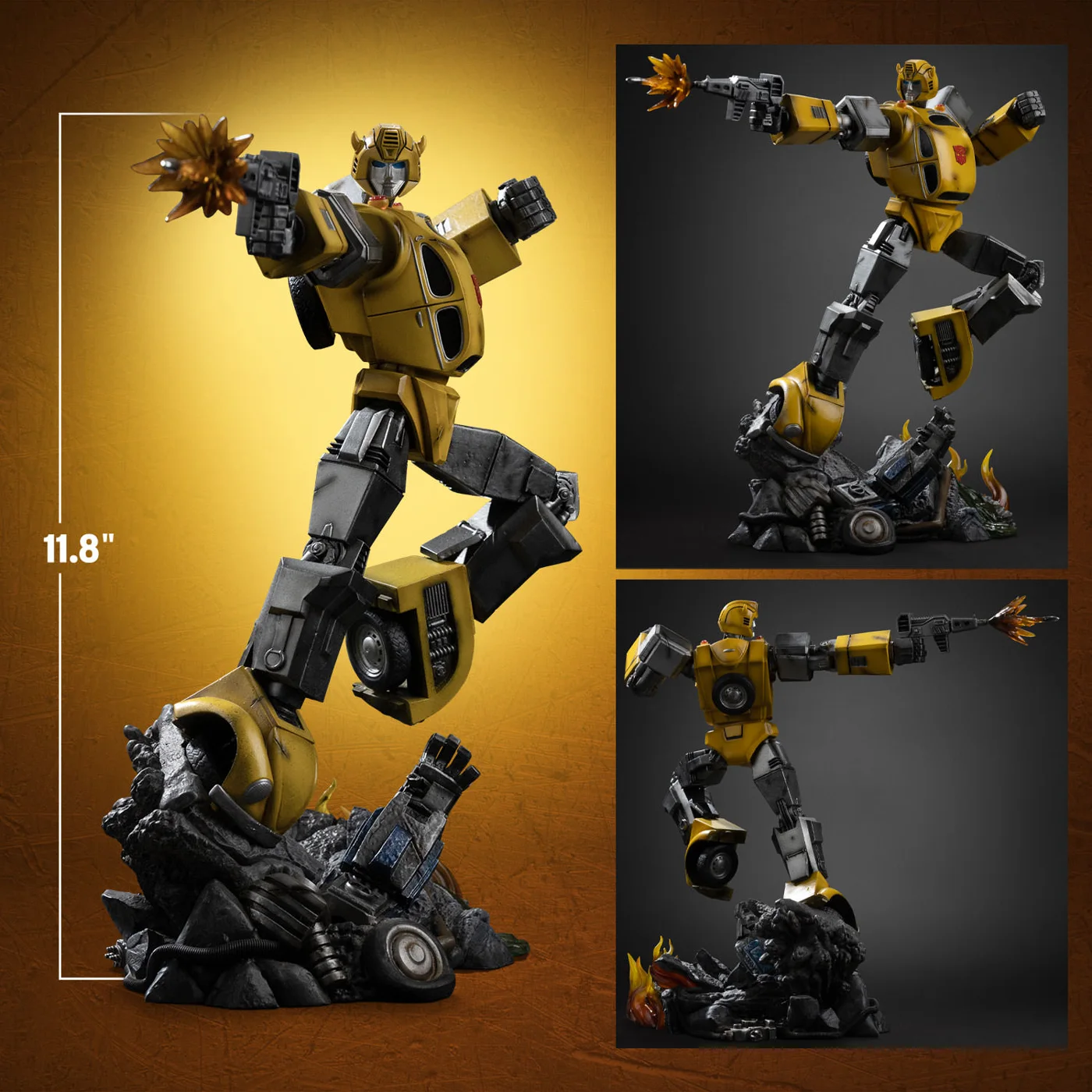Bumblebee Demi Art Scale Statue view 3