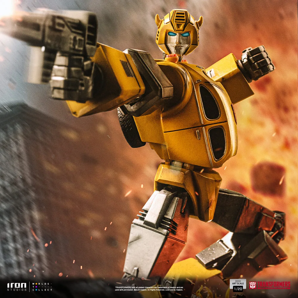 Bumblebee Demi Art Scale Statue view 4