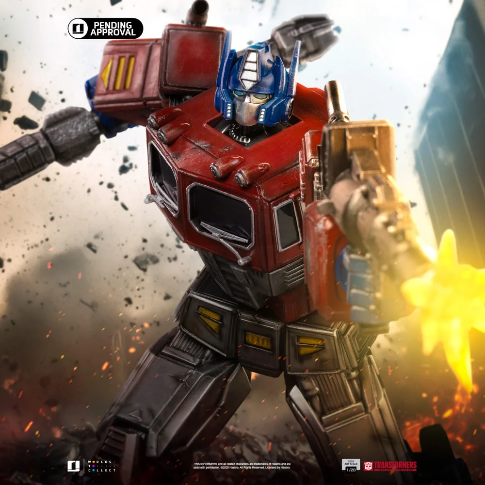 Optimus Prime 1:10 Art Scale Statue view 4