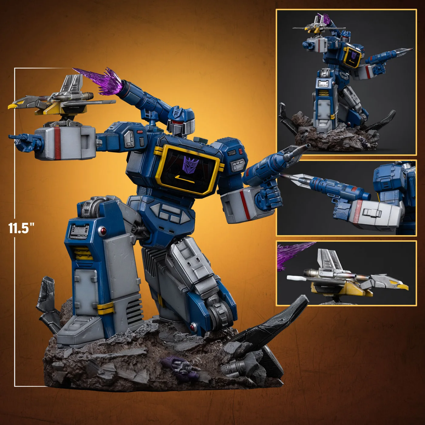 Soundwave 1:10 Art Scale Statue view 3