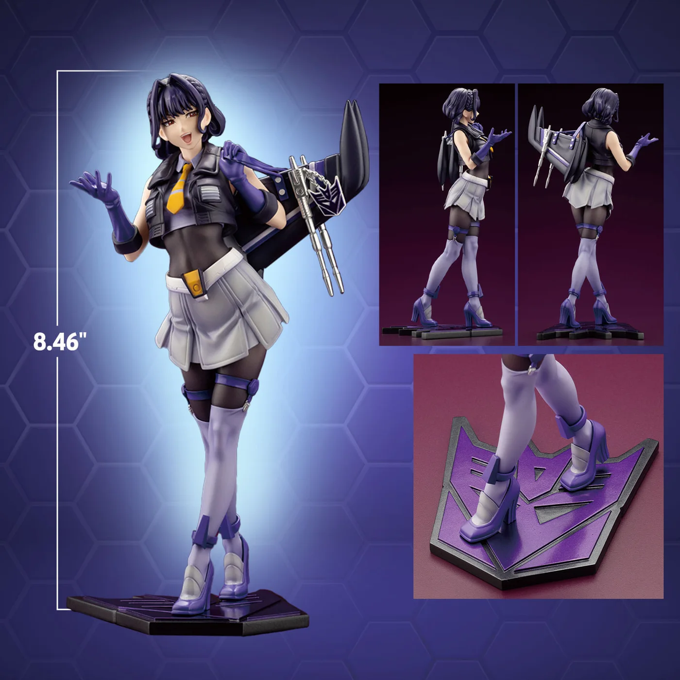Skywarp Bishoujo Statue view 3