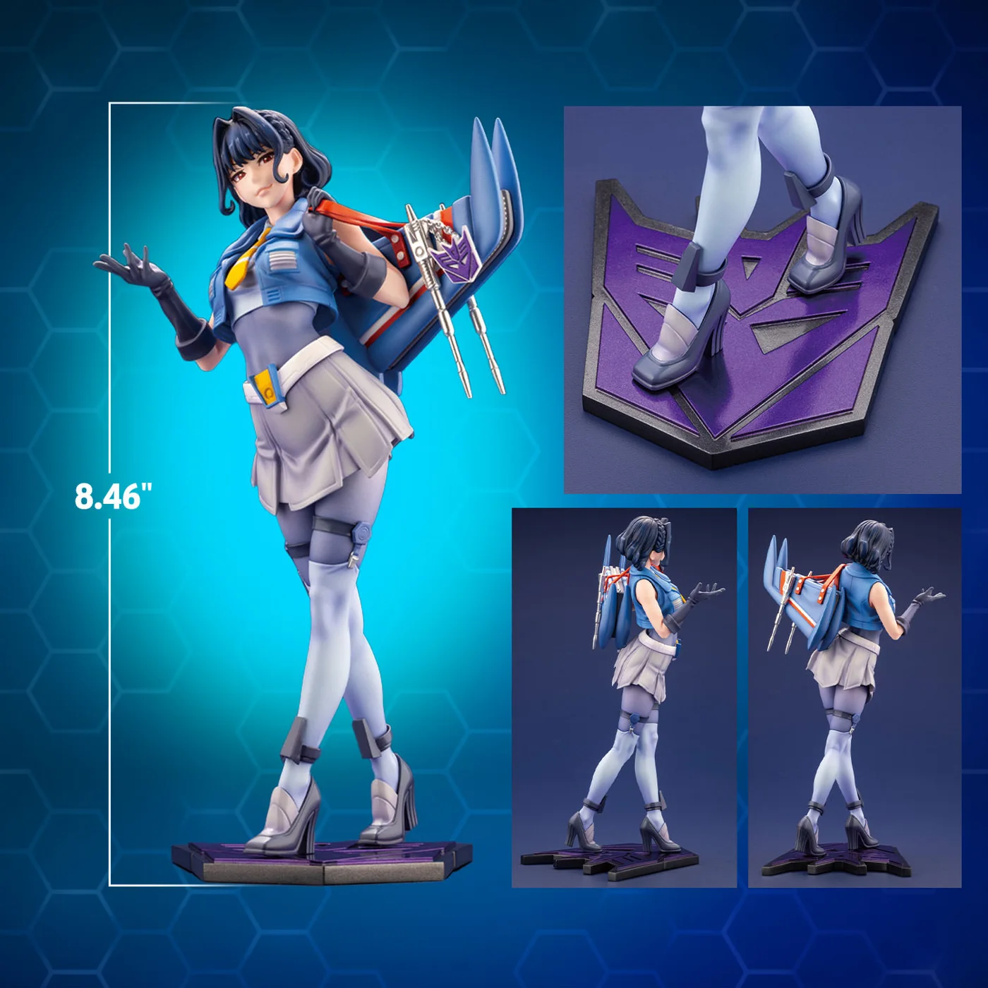 Thundercracker Bishoujo Statue view 3