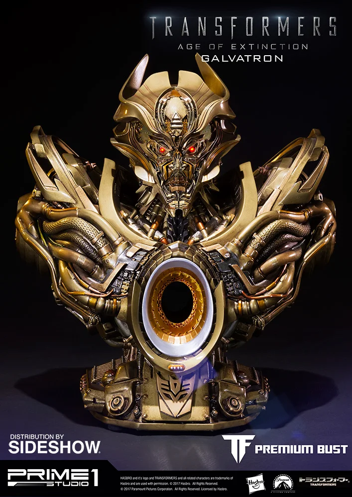 Galvatron (Gold Version) Premium Bust view 2